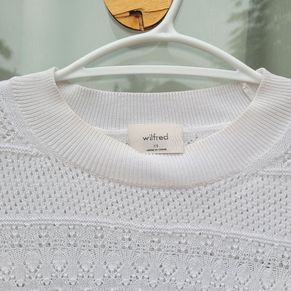 Aritzia Wilfred white sweater - Picture 4 of 4
